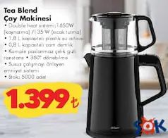 ARZUM TEA BLEND ÇAY MAKİNESİ